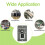 12-60V Motor Speed Controller 20A Adjustable PWM Controller  Forward/Reverse Electric Motor Speed Regulator 5