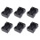 6X Doppelseiten Eine Feder 6 x 1.5V AA-Batterie Halter Schwarzer Case 1