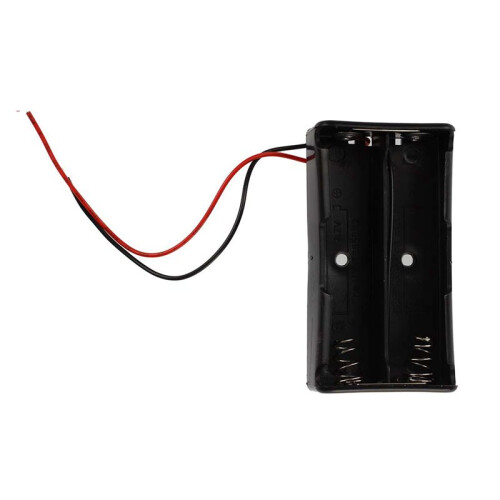 18 Pcs Black Plastic 2 X3.7V 18650 Type Battery Holder Box Case 1