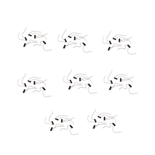 40Pcs 23A/A23 Battery (12V) Clip Holder Box Case Black