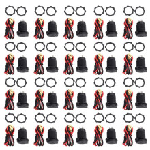 20X Quick Charge 3.0 Dual USB Car Charger 12V 36W USB Fast Charger with for Boat Motorcycle Truck Cart Green