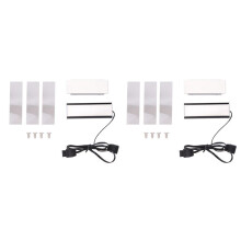 2X 5V ARGB Sync Computadora 2280 SSD M2 Radiador PC RGB M.2 Nvme Refrigeración Disipador de Calor Unidad de Estado Sólido Refrigeración Radiato A