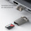 6X  TF Card Reader USB Computer Card Reader TF Card Memory Reader Adapter with LED Indicator for Computer Car Audio 2