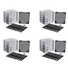 4set 5.25 Inch to 5 x 3.5 Inch HDD Cage Rack Hard Drive Disk Enclosure HardDrive Disk Tray Caddy Adapter
