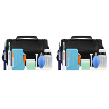 20 PCS Fiber Optic Cleaning Kit Optical Fiber Cleaner Tool with Fiber Cleaning Cassette for ST LC Connectors
