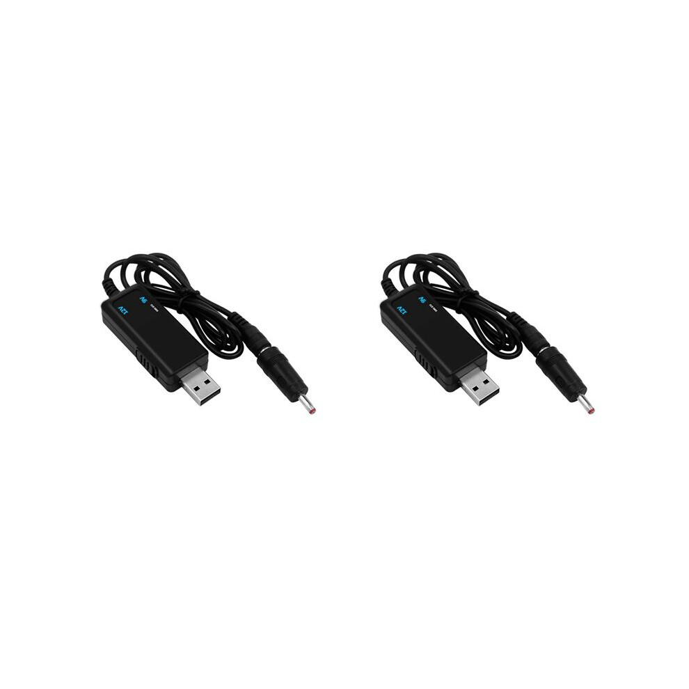 2X Usb Boost Converter Usb Step- Converter Cable 5V To 9V 12V 3.5X1.35mm Connecter For Power Converter,1 Support 1 6032797448813