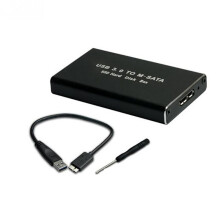 4X MSATA Naar USB 3.0 SSD Behuizing Externe Harde Schijf Disk Box Storage Case Adapter voor 30X50mm 30X30mm MSATA SSD
