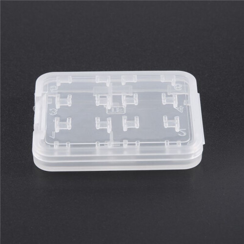 6X Eight in One Plastic Micro- SDHC TF MS Memory Card Storage Case Box Protector Holder 2