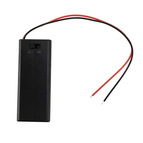 10pcs 2 X AAA 3 V Battery Holder Case Box Wire  / OFF  M Cover 2