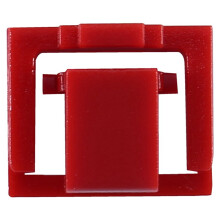 800 St Röd RJ45-Port Ethernet LAN Hub Anti-Dammskydd Plug Cap Blockout-Skydd med Proprietärt Lås och Nyckel
