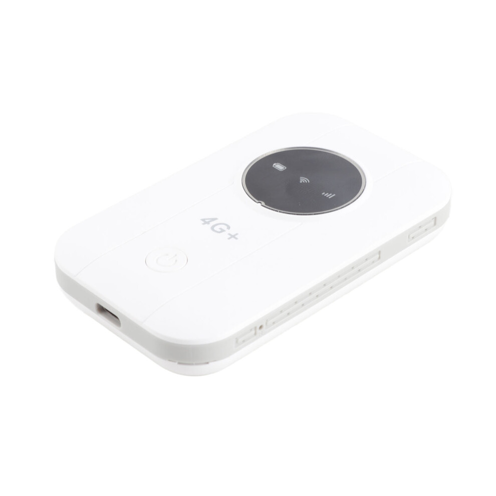 4G Lte Portable Wifi Router 3650Mah For 10 Users, White 4341391157925