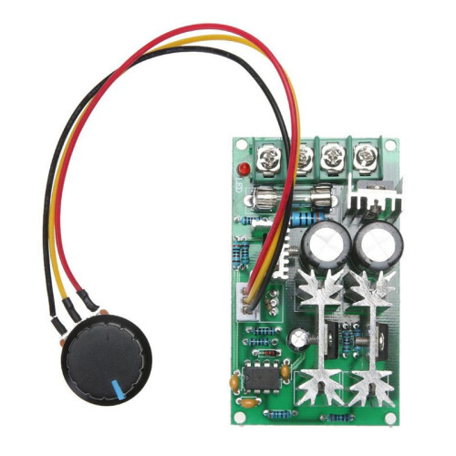 5X 20A PWM  Motor Speed Controller 12V 24V 36V 48V with Potentiometer Knob 1