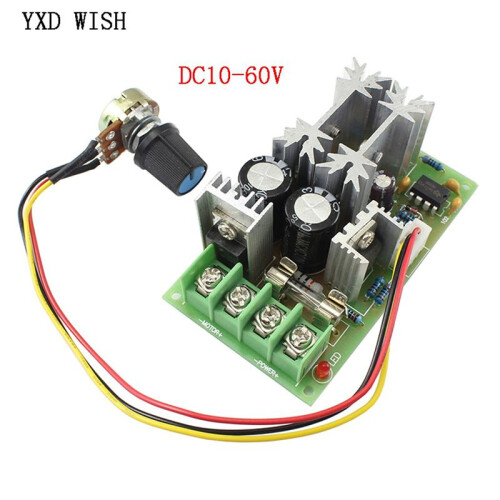 5X 20A PWM  Motor Speed Controller 12V 24V 36V 48V with Potentiometer Knob 2