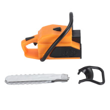Dollhouse Miniature Chainsaw for Scene Decoration, Miniature Gardening Chainsaw with Realistic Detailing and Fade-Resistant Coating, Mini Chainsaw