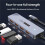 3X 10Gbps USB 3.2 GEN2 HUB USB C HUB High Speed USB Splitter USB Type-C 3.2 HUB 2