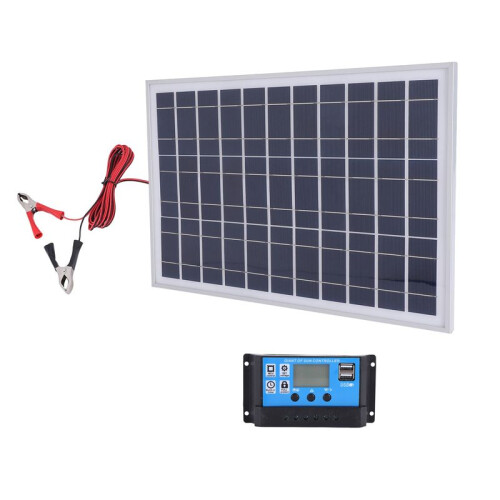 3X 30W 12V Solpanel Batteriladdare+40A Controller för RV Bil Båt Hem Camping 1