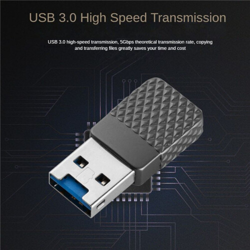 3X USB 3.0 Memory Card Reader Adapter TF Card Reader for Card/TF Card Reader Adapter PC Computer Laptop 2