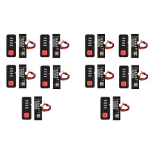 10Set Elektrisk Borrbatteriindikator LED-Skärm för 18V/101V Litiumbatterier 18650 Kapacitet Visuellt Verktyg