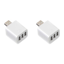 2X Tuya WiFi USB Adapter 5V USB Power Adapter Life Control for Alexa Yandex Alice 3USB