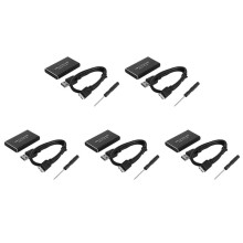 5X MSATA to USB 3.0 SSD Enclosure External Hard Drive Disk Box Storage Case Adapter for 30X50mm 30X30mm MSATA SSD