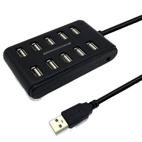 3X 10 Port High Speed Extension Cable USB 2.0 Hub Adapter for Laptop PCB Interface Device 2