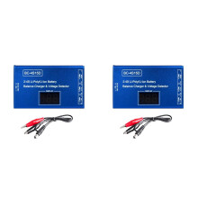 2X BC-4S15D Batterij Lipo Li-Ion Balanslader Spanningsdetector LCD Digitaal Display Balanslader voor RC Batterij