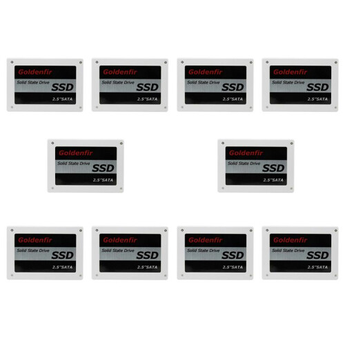 10X Goldenfir SSD 128GB SSD 2.5 Hard Drive Disk Disc Solid State Disks 2.5Inch Internal SSD