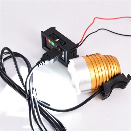 3X 12V Digital Voltmeter Voltage Battery Panel Meter for Car Motorcycle USB 5V 2A Output 2