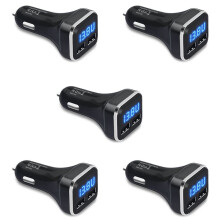 5X Car Charger Volt Meter Car Battery Monitor with LED Voltage & Amps Display, for 11 / Xs , S20 / S10