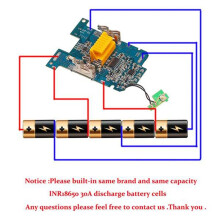 2X Case de Bateria DIY ProteçãO de CéLula ÚNica BMS para Bateria 18V BL1830 BL1820 BL1815 BL1860B LXT
