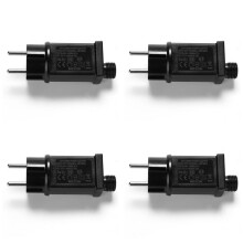 4X Power Adapter 12V 12W Always Bright/Flashing Drive Power LED Driver Waterproof IP44 Power Adapter