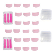 Eyelash Curling Tool with Straight Groove Lines, Lash Lift Silicone Pad Reusable Non Toxic Material Durable for Natural Eyelashes and False Lashes