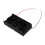 4X Spring Clip Black 4 X 1.5V D Size Battery Batteries Holder Case 2