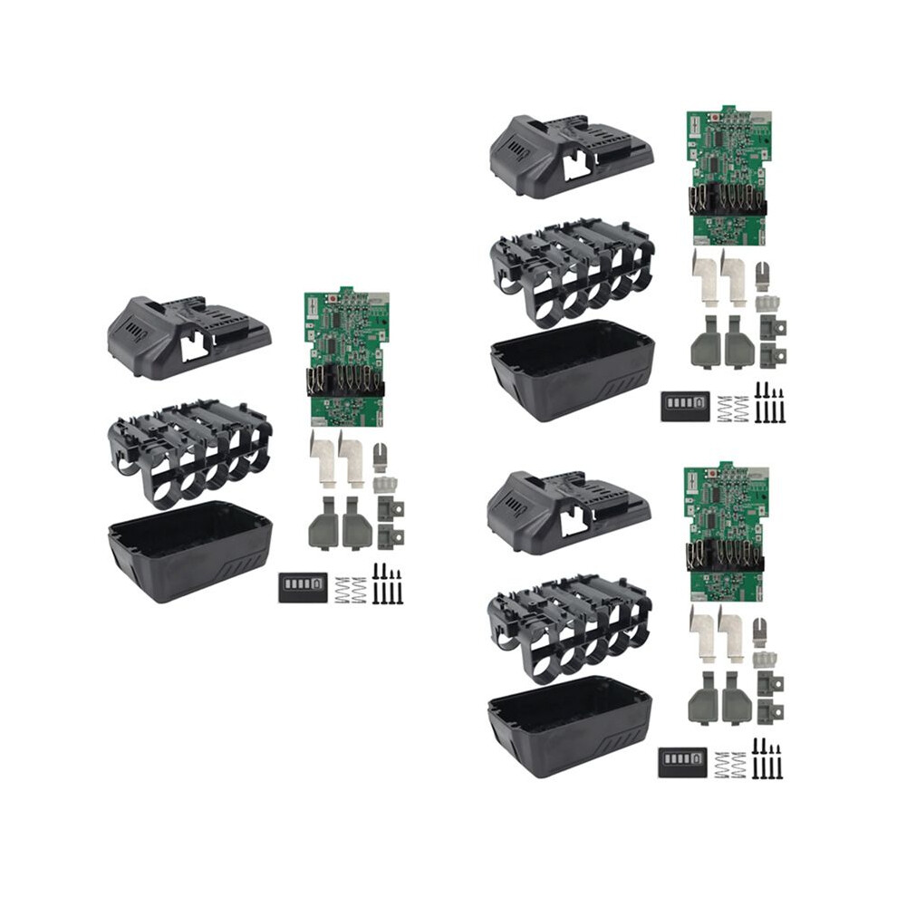 3X Bsl36a18 Li-Ion Battery Case Pcb Board Circuit Box For Hikoki 36V 18V Multivolt Mv Li-Ion Battery Housings 6033405188220