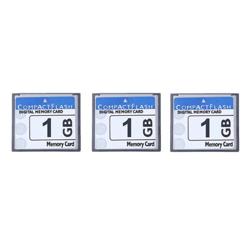 3X Professional 1GB Compact Flash Memory Card for Camera, Advertising Machine, Industrial Computer Card