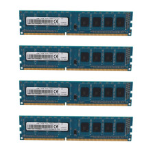 4X DDR3 4GB Desktop Memory 1RX8 PC3L-12800U 1600Mhz 240Pins 1.35V CL11 DIMM Ram for Motherboard