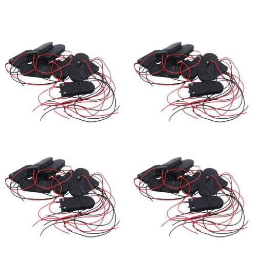 40 PCS /OFF  2 X 3V CR2032 Cell Button Battery Holder for LED