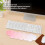 Reposamuñecas para teclado de espuma viscoelástica Tipo 2 60-100% 3