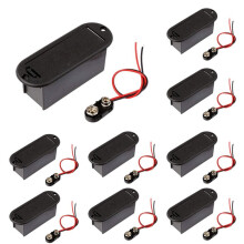 10X 9V Battery Holder Case for Active Guitar Bass Pickup