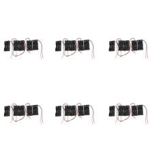 30 Pcs 2 x 1.5V AA Battery Holder Case Box Black W Wire Leads