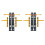 2X Ersatz LR Slide Left Right Slider Rail mit SL SR Flex Cable für   NS   Controller 1