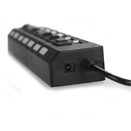 2X USB4 Port 2 Splitter with  HUB 4-Hole Independent  HUB USB2.0 Hub Multifunction 1