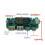2X 18650 Lithium Battery Digital Display Charging Module 5V 2.4A Three Charging Port with Display Boost Module 4