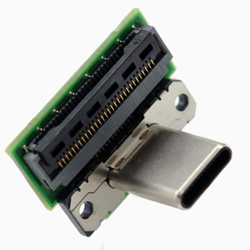 5X Dock Connector Charging Port USB Type C Socket Compatible for  Docking Station Replacement Component Male 2