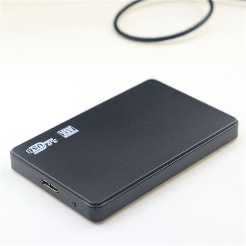 2X USB 3.0 HDD Enclosure 5Gbps 2.5 Pulgada HDD Case  External Closure HDD Hard Disk Case Box para PC Caja de Disco Duro