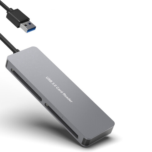 2X USB 3.0 Multifunction Card Reader CFast/CF/XD//TF Card Reader 5 in 1 USB Card Reader 5Gbps for PC Laptop 2