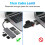 2X USB 3.0 Multifunction Card Reader CFast/CF/XD//TF Card Reader 5 in 1 USB Card Reader 5Gbps for PC Laptop 4