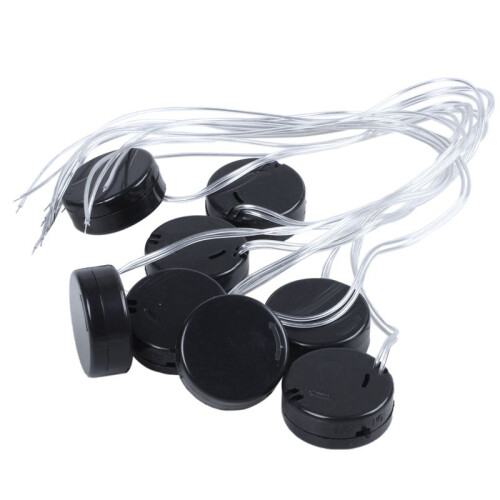 32Pcs Black Wire Lead 2x3V CR2032 Coin Cell Button Battery Holder Case 2