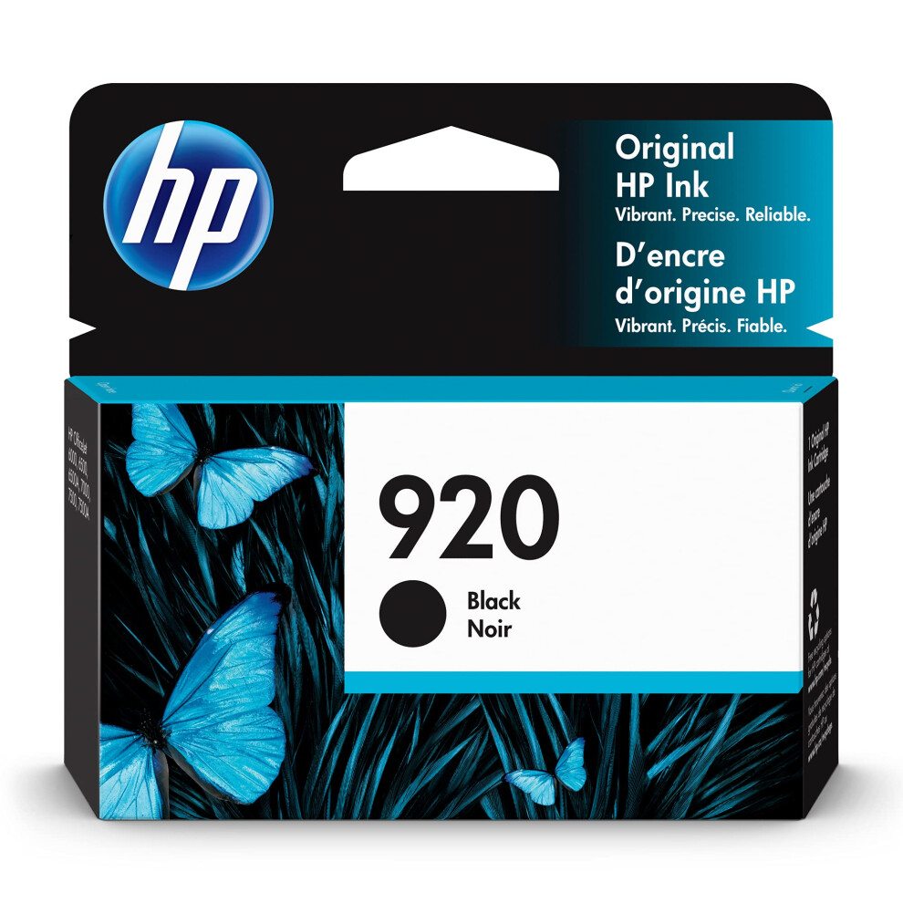 Photos - Printer Part HP 920 | Ink Cartridge | Black | CD971AN, Standard