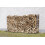 wolfcraft Stacking Aid for Firewood I 5122000 I Size-adjustable firewood store 5